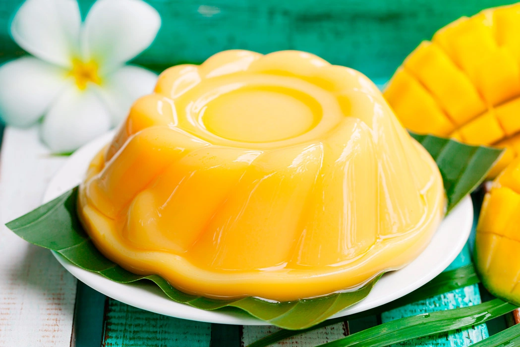 Imagem ilustração paramousse-gelatina-creme-mistura-embare